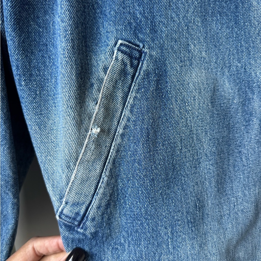 VINTAGE Polo by Ralph Lauren Denim Bomber Jacket - Picture 7 of 7